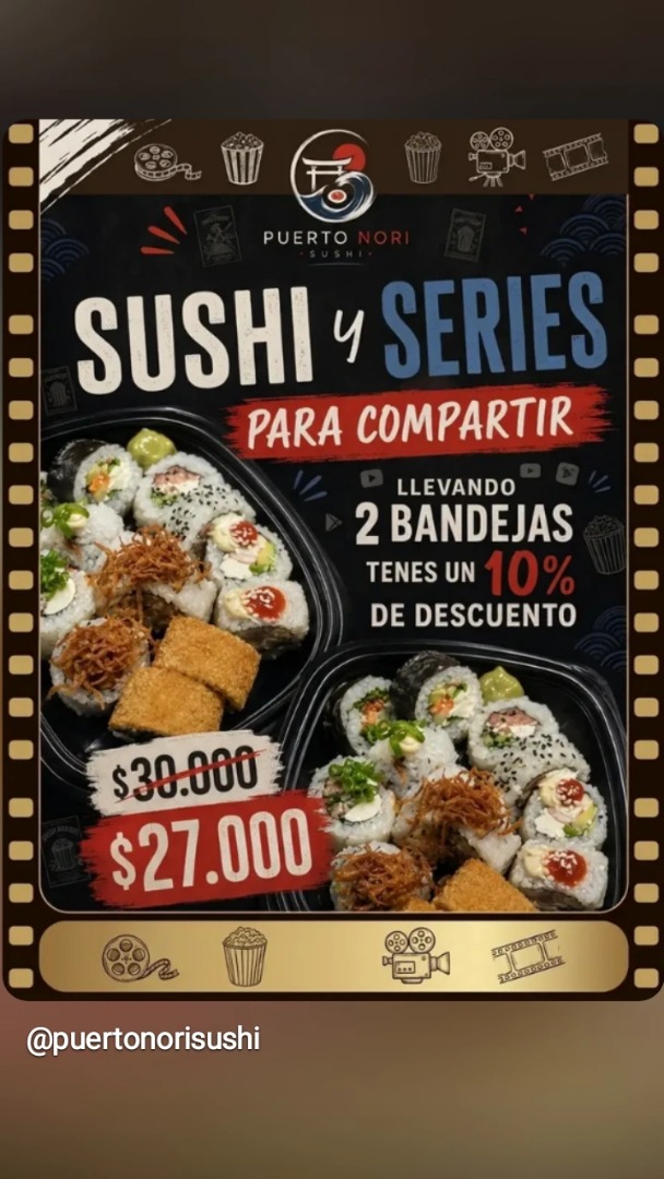 PROMO SUSHI Y SERIES