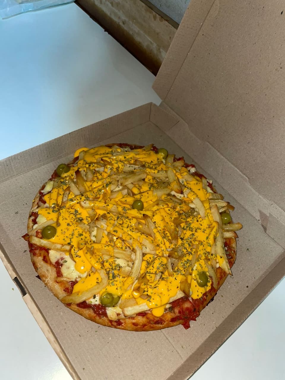 Pizza cheddar