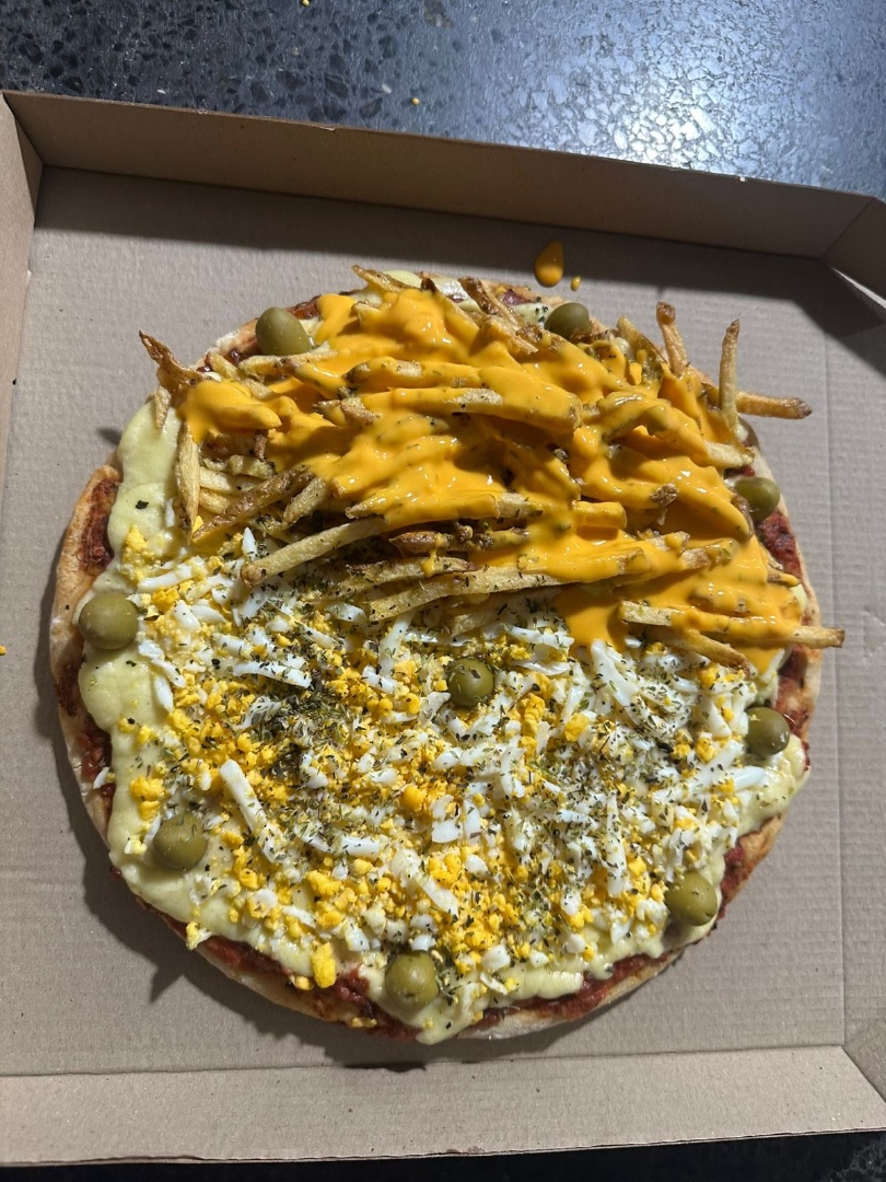 Pizzas mitad y mitad