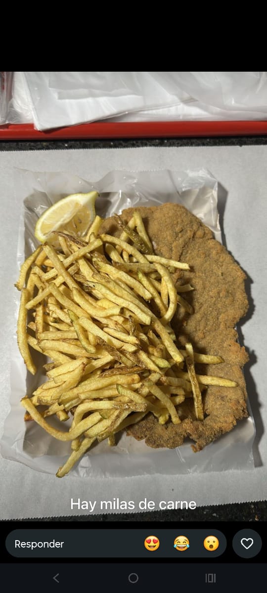 Milanesa de pollo