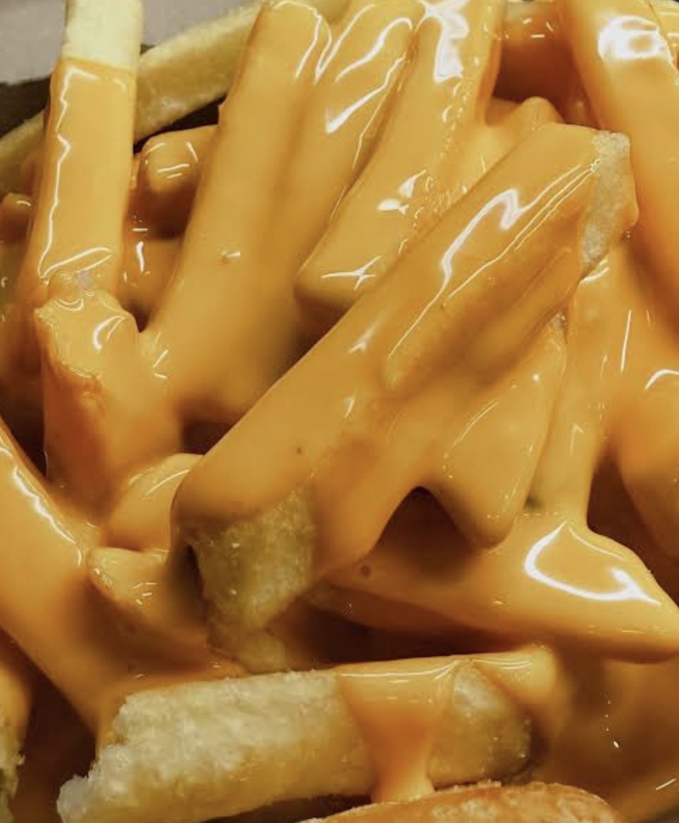 Papas con cheddar