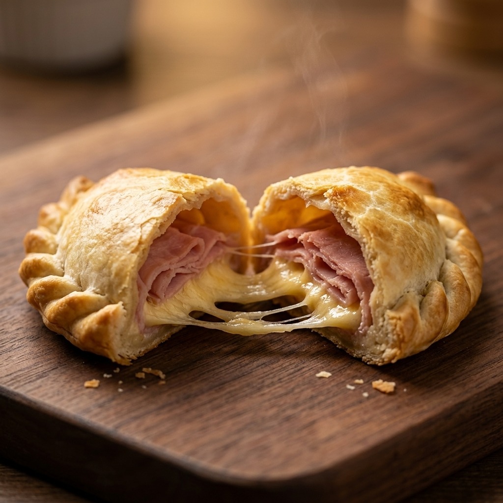 Empanada de jamón y queso